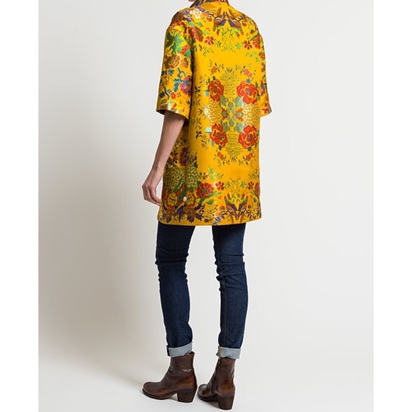 ETRO CHINOISERIE Floral Jacquard Jacket 42 8 NEW - Picture 5 of 8